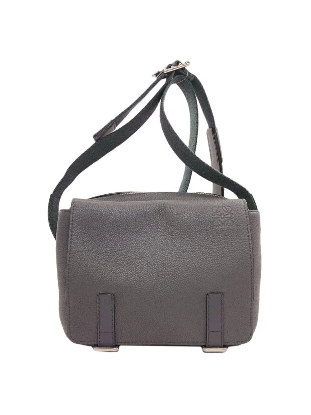 Loewe Military Messenger Bag XS Anagram Calfskin